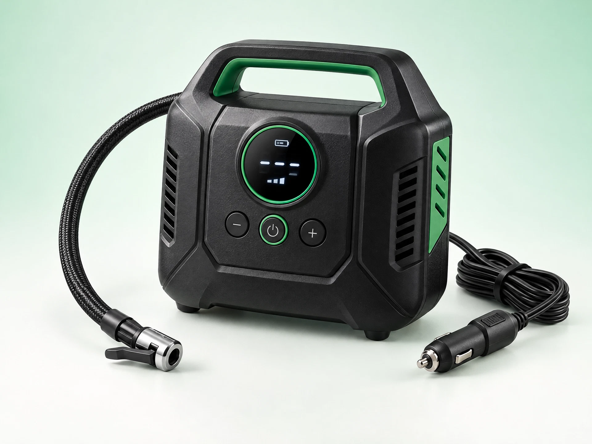 Bơm lốp mini điện tử 12V